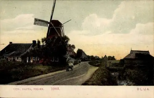 Ak Blije Fryslân in der Provinz Friesland, Molen