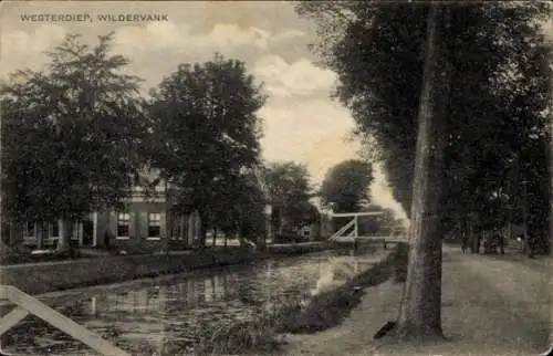 Ak Wildervank Groningen Niederlande, Westerdiep