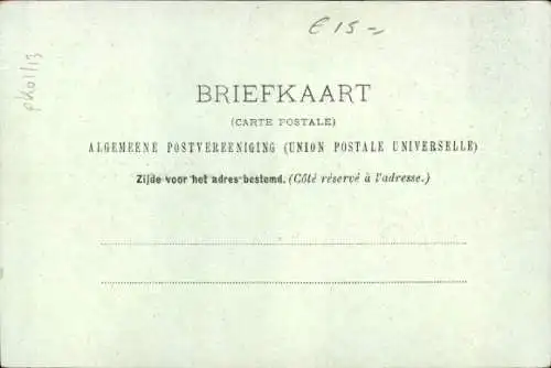 Ak Workum Fryslân Niederlande, Straßenpartie