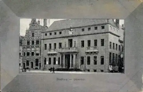 Passepartout Ak Deventer Overijssel Niederlande, Stadhuis