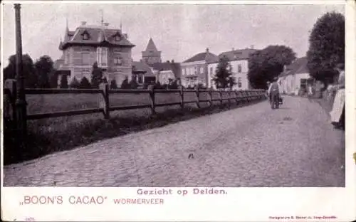 Ak Delden Gelderland, Straatweg, Boon's Cacao Wormerveer