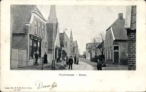 Ak Borne Overijssel Niederlande, Grootestraat