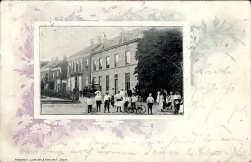 Passepartout Ak Borne Overijssel Niederlande, Straßenpartie