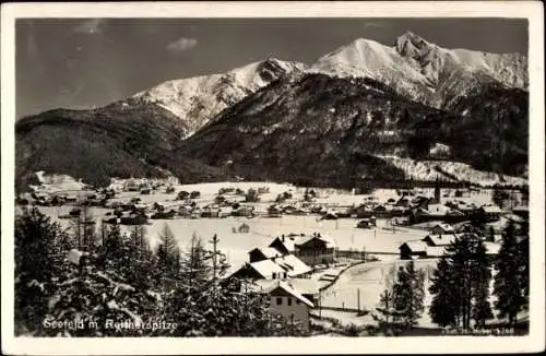 Ak Seefeld Tirol, Panorama, Reither Spitze, Winter