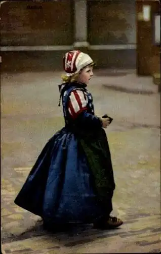 Ak Marken Niederlande, Niederländische Volkstracht