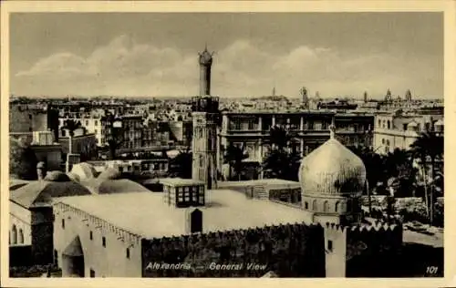 Ak Alexandria Ägypten, Gesamansicht
