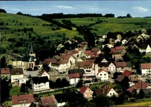 Ak Hessenthal Mespelbrunn im Spessart, Teilansicht