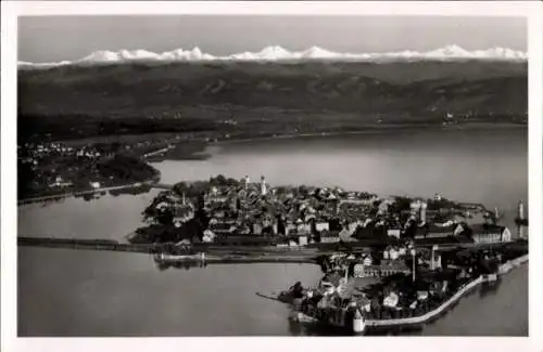 Ak Lindau am Bodensee Schwaben, Totalansicht