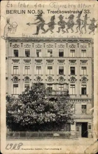 Ak Berlin Pankow, Haus Treskowstraße 33