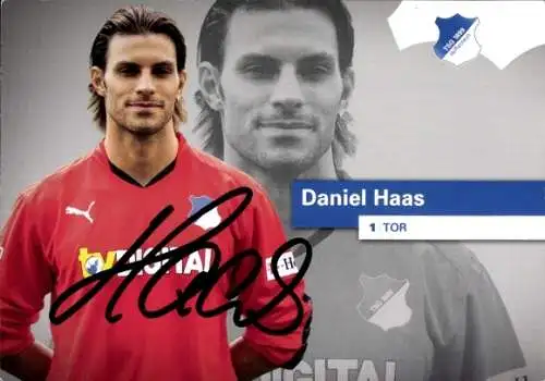 Autogramm Fußball, Daniel Haas, TSG 1899 Hoffenheim