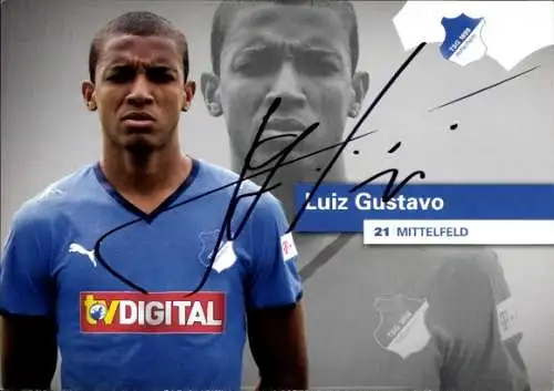 Autogramm Fußball, Luiz Gustavo, TSG 1899 Hoffenheim