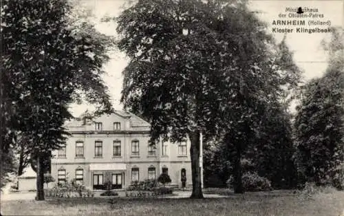 Ak Arnhem Gelderland Niederlande, Missionshaus der Oblaten-Patres, Kloster Klingelbeek