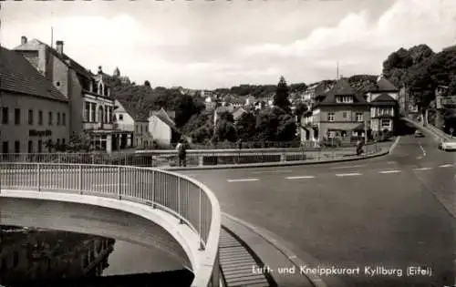 Ak Kyllburg in der Eifel, Teilansicht, Straßenansicht