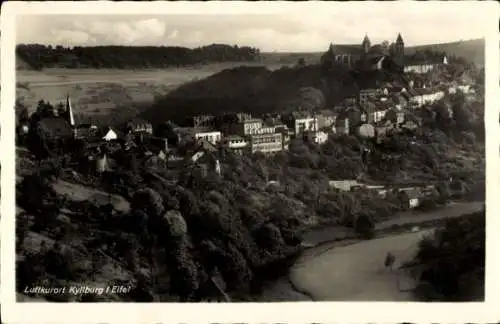 Ak Kyllburg in der Eifel, Teilansicht, Kirche