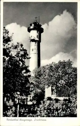 Ak Nordseebad Wangerooge in Ostfriesland, Leuchtturm