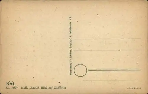 Ak Halle an der Saale, Cröllwitz