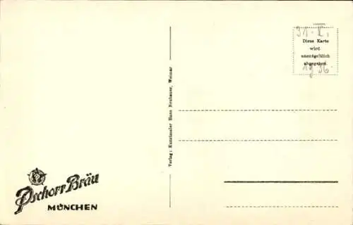 Ak Weimar in Thüringen, Gasthaus zum Weißen Schwan, Außenansicht