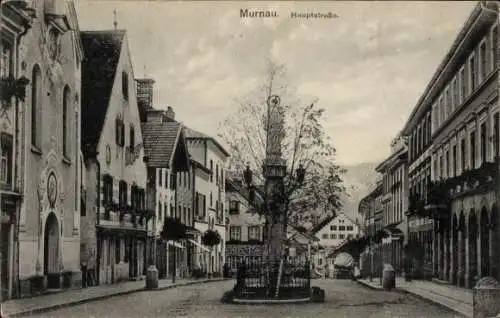 Ak Murnau am Staffelsee, Hauptstraße