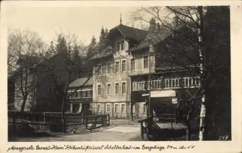 Ak Schellerhau Altenberg im Erzgebirge, Margarete Cronau Heim