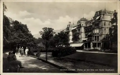 Ak Baden Baden am Schwarzwald, Hotel Stephanie