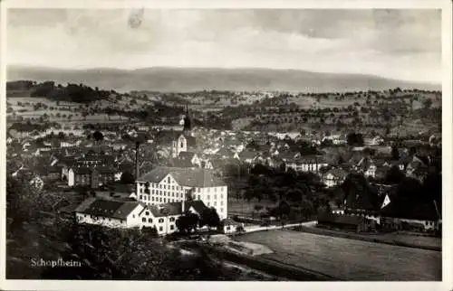 Ak Schopfheim in Baden, Teilansicht