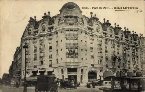 Ak Paris VI, Hotel Lutetia