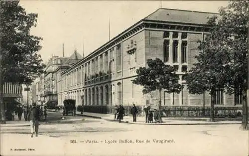 Ak Paris VI, Rue de Vaugirard, Lycée Buffon