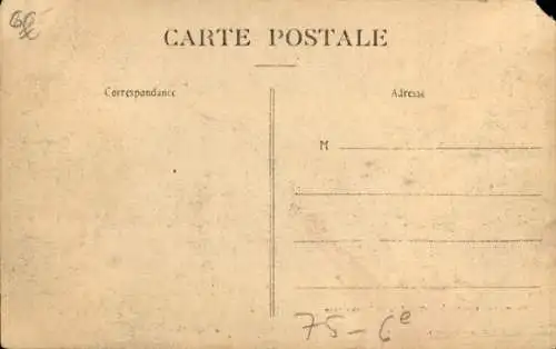 Ak Paris VI, Faubourg Saint Germain, Die große Seineflut am 28. Januar 1910