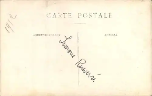 Foto Ak Mädchen mit einem Reifen, Portrait 1912