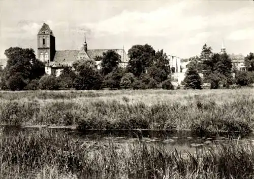 Ak Güstrow in Mecklenburg, an der Schanze