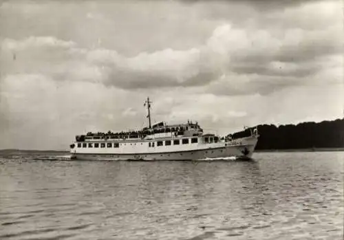 Ak Weiße Flotte Stralsund, Fahrgastschiff MS Seebad Ahlbeck