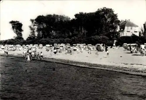 Ak Insel Poel Mecklenburg, Schwarzer Busch, Strand