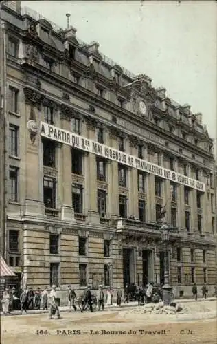 Ak Paris VIII Élysée, Bourse du Travail