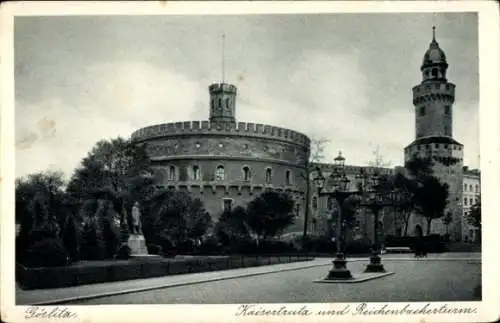 Ak Görlitz Oberlausitz, Kaiserstrutz und Reichenbacherturm