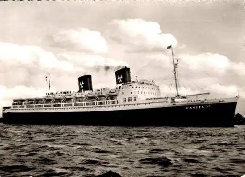 Ak Passagierschiff TS Hanseatic, Hamburg Atlantic Linie