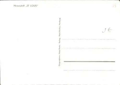 Ak Motorschiff St. Louis, HAPAG