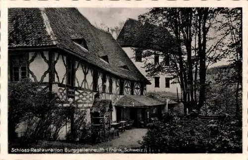 Ak Ebermannstadt in Oberfranken, Schloss Restauration Burggaillenreuth