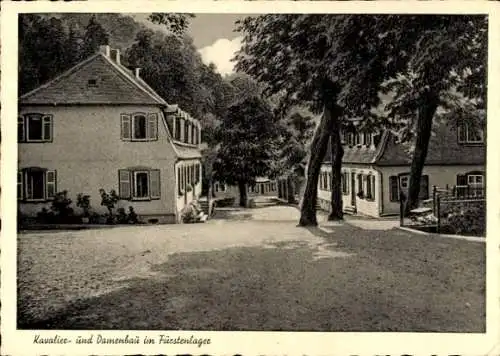 Ak Bensheim an der Bergstraße Hessen, Kavalier- und Damenbau im Fürstenlager