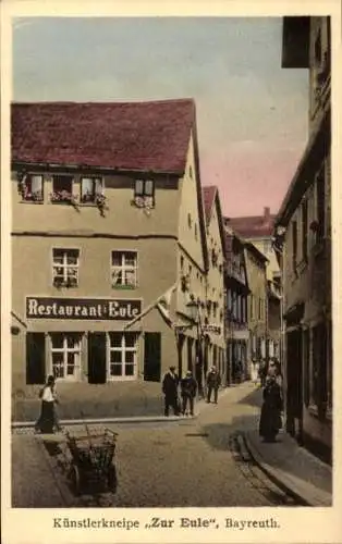 Ak Bayreuth in Oberfranken, Restaurant Eule