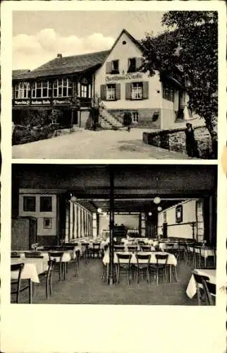 Ak Zell Weierbach Offenburg am Schwarzwald, Gasthaus Riedle