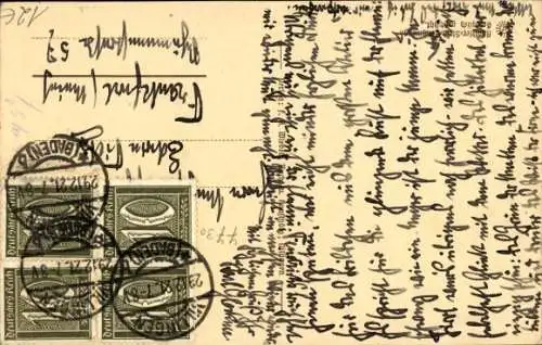 Steindruck Ak Villingen im Schwarzwald, Bickentor