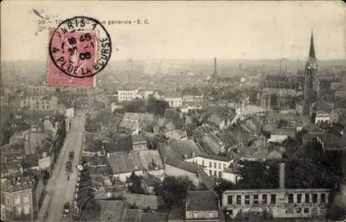 Ak Tourcoing Nord, Gesamtansicht, Kirche