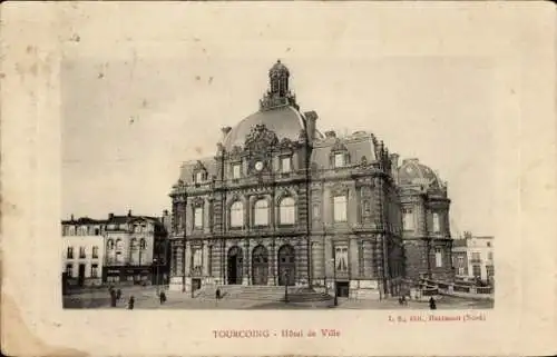 Ak Tourcoing Nord, Rathaus