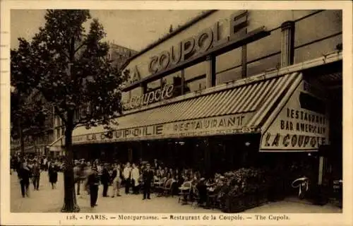 Ak Observatorium Paris XIV, Montparnasse, Restaurant de la Coupole