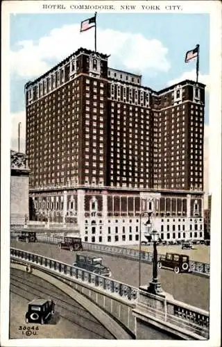 Ak New York City USA, Hotel Commodore