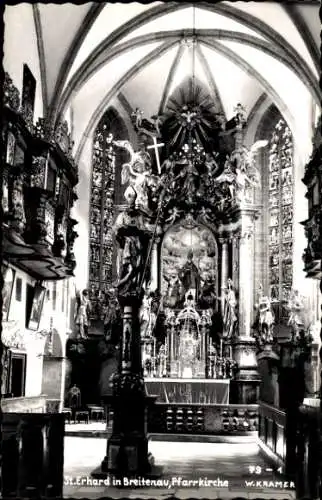 Ak Sankt Erhard Breitenau am Hochlantsch Steiermark, Pfarrkirche, Innenansicht, Altar