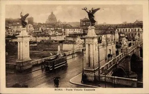 Ak Roma Rom Lazio, Ponte Vittorio Emanuele