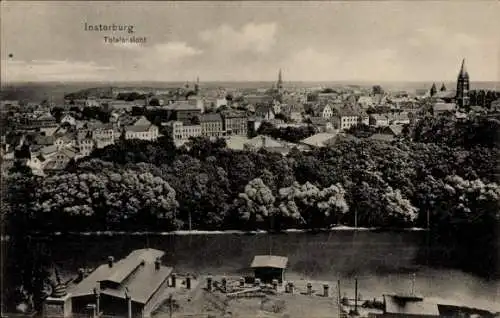 Ak Tschernjachowsk Insterburg Ostpreußen, Totalansicht