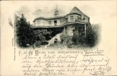 Ak Vorarlberg Österreich, Gebhardsberg, Hotel