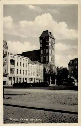Ak Toruń Thorn Westpreußen, Neustädtischer Markt